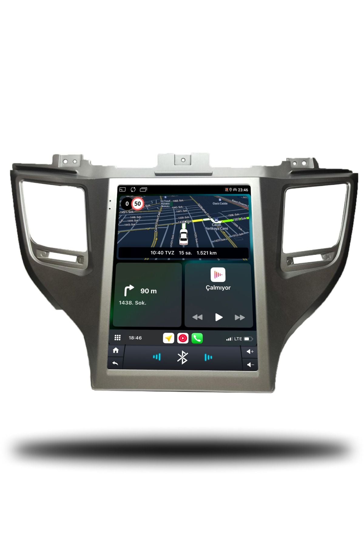 Hyundai Tucson Tesla 2015-2018 Uyumlu Android Multimedya 6GB RAM 128GB Hafıza